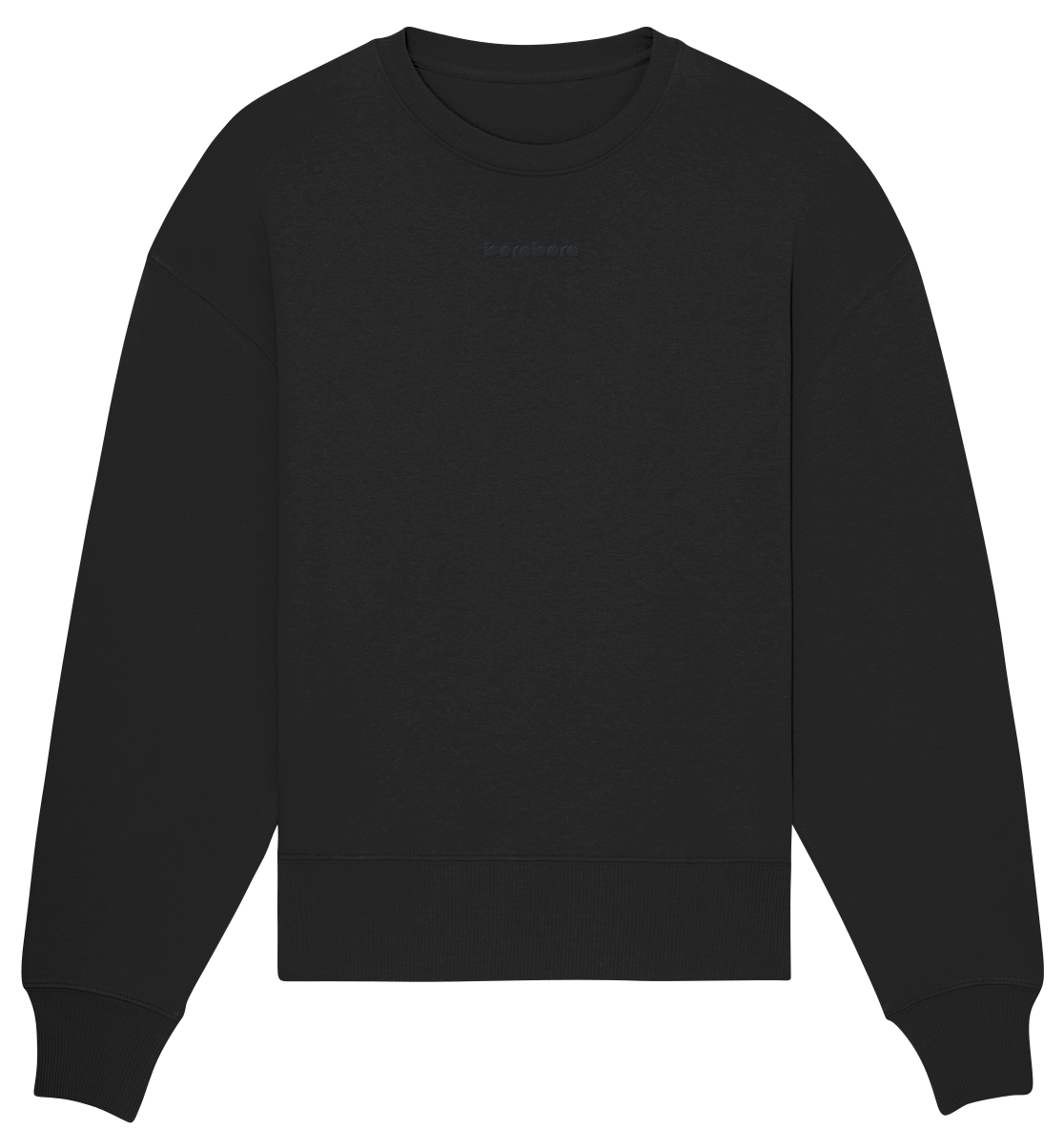 borabora Organic Oversize Sweatshirt [Black]