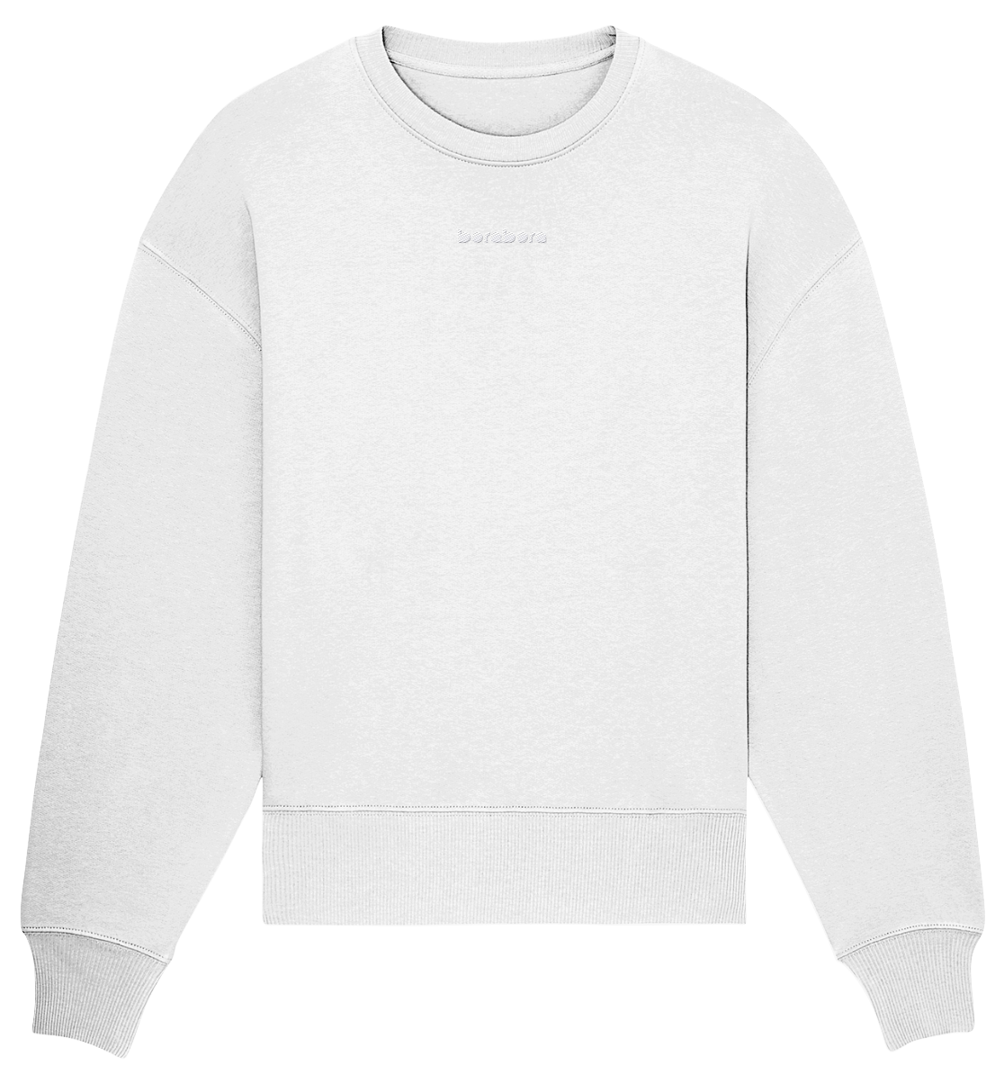 borabora Organic Oversize Sweatshirt [White]